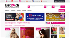 Desktop Screenshot of lust24.ch